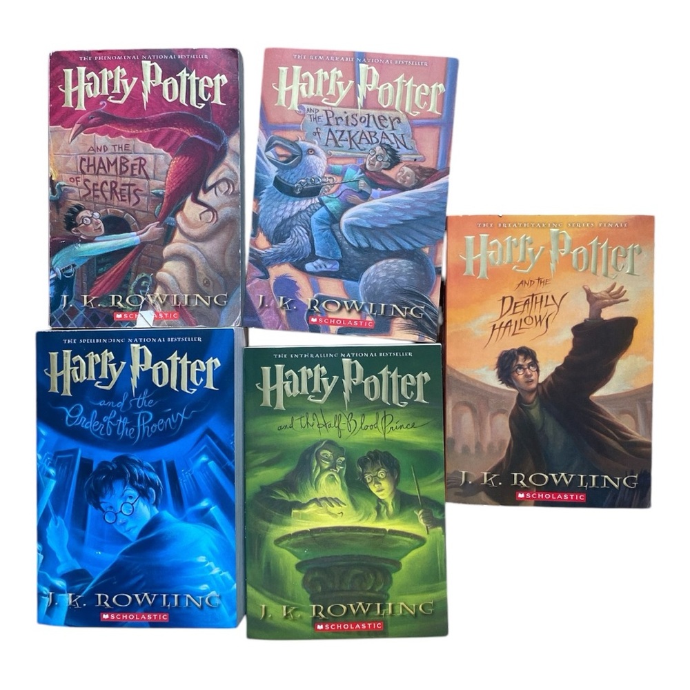 Harry Potter Box Book Set - missing 1 and 4 in the set.